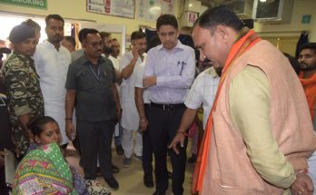 मंत्री श्याम बिहारी जायसवाल ने सरगुजा जिले में स्वास्थ्य केंद्रों का किया निरीक्षण