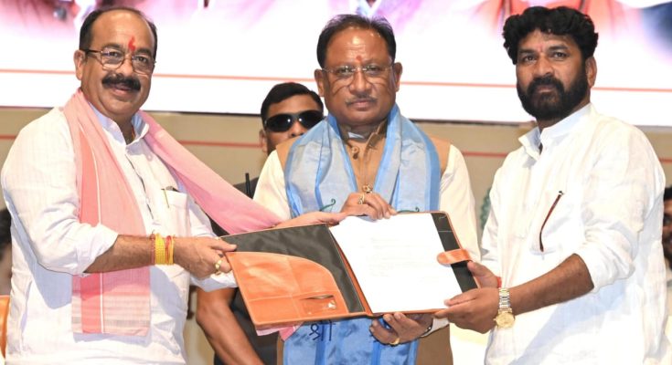 तिलहन फसलों को बढ़ावा देने में छत्तीसगढ़ तेलघानी विकास बोर्ड एवं साहू समाज की अहम भूमिका : मुख्यमंत्री साय