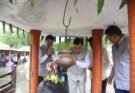 श्रम मंत्री लखनलाल देवांगन ने कोपाबेड़ा शिव मंदिर में की पूजा-अर्चना