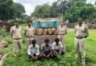 रामानुजनगर वन परिक्षेत्र में अवैध काष्ठ परिवहन पर बड़ी कार्रवाई