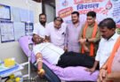 सेवा संकल्प अभियान- बलौदाबाजार-भाटापारा में वृहद रक्तदान शिविर का आयोजन