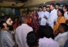 बाढ़ पीड़ितों के बीच पहुंचे राजस्व मंत्री टंक राम वर्मा