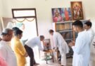 प्रांत प्रचारक अभय राम जी द्वारा श्री गुरुजी वाचनालय का शुभारंभ एवं कन्या पूजन सम्पन्