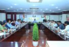 राष्ट्रपति श्रीमती द्रौपदी मुर्मू के छत्तीसगढ़ प्रवास की तैयारियों के संबंध में लोकभवन में बैठक आयोजित