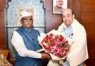 राज्यपाल बागडे से बिहार के राज्यपाल लेफ्टिनेंट जनरल सैयद अता हसनैन (सेवानिवृत्त) ने की मुलाकात